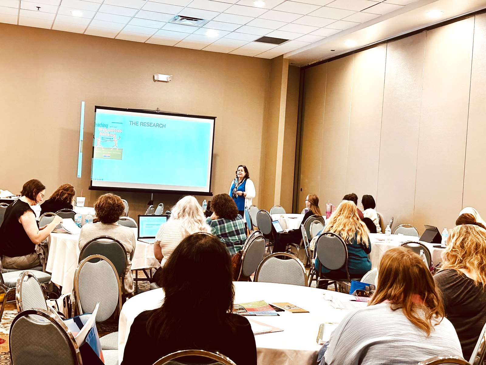 ERC educators engaged in a hands-on professional development workshop